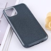 Volledige dekking TPU + PC Glittery poeder beschermende achterkant van de behuizing voor iPhone 11 Pro (blauw)