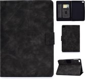 Voor iPad mini 5/4/3/2/1 koeienhuid textuur horizontale flip lederen tas met houder & kaartsleuven & slaap / waakfunctie (grijs)