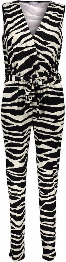 Geisha Jumpsuit Zebra Sleeveless - XS | bol.com