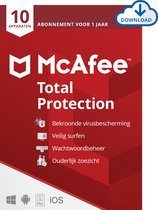 Bol.com McAfee Total Protection Beveiligingssoftware - 10 Apparaten/1 Jaar - Nederlands - PC/Mac/iOS/Android Download aanbieding