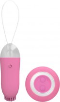 Jayden - Dual Rechargeable Vibrating Remote Toy - Pink