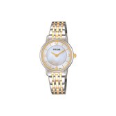 Pulsar PRW027X1 horloge dames - zilver en goud - edelstaal