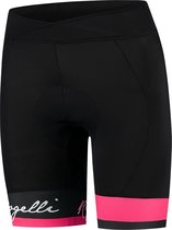 Rogelli Select Fietsbroek - Zonder Bretels - Dames - Zwart, Roze - Maat S