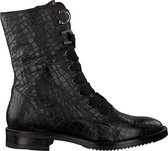 Omoda 108262 Veterboots - Laarzen Met Veters - Dames - Zwart - Maat 38