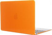 Apple MacBook 12 (2015-2017) Case - Mobigear - Glossy Serie - Hardcover - Oranje - Apple MacBook 12 (2015-2017) Cover