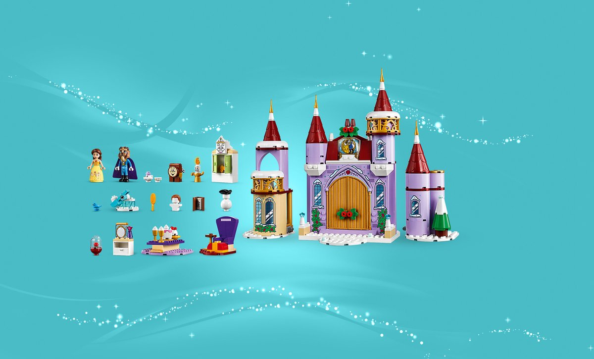 LEGO Disney Princess Belle's kasteel winterfeest 43180 — afbeelding 11