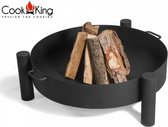 CookKing - Vuurschaal Haiti Ø 70 cm - Vuurschaal BBQ - Staal - Zwart