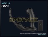 REVO EMBRACE Remote Rotating Prostate Massager - Black - Anal Vibrators