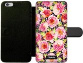 Wallet case - geschikt voor iPhone 6s Plus - Floral N°3