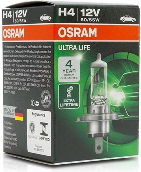 Automotive Bulb Osram 64193ULT H4 12V 60/55W