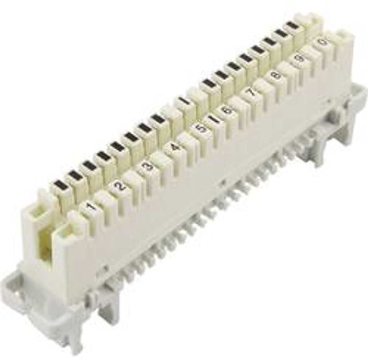 LSA Plus 2 onderbrekingsmodule 10 dubbele aders 93014c1018 wit inhoud: 1 stuk