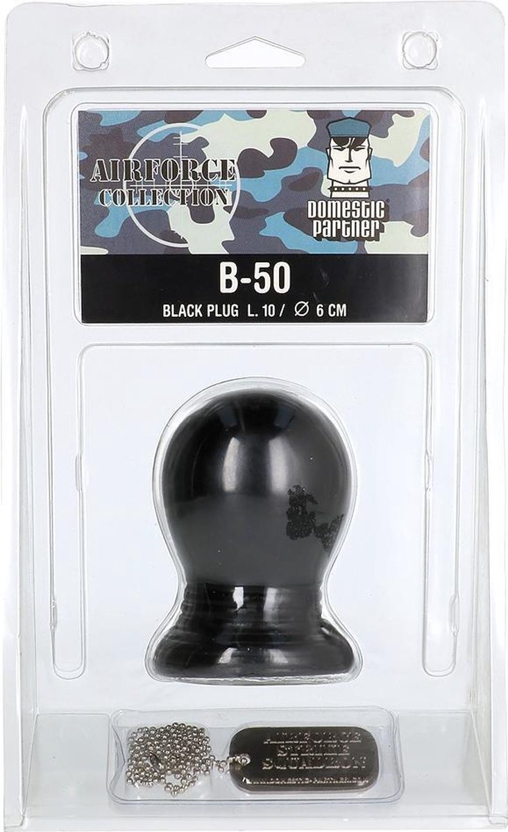 Goedkoopste B-50 - Black - Butt Plugs & Anal Dildos - Domestic Partner - black