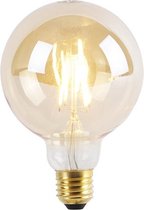 LUEDD E27 3-staps dimbare LED lamp G95 Goldline 5W 600 lm 2200K