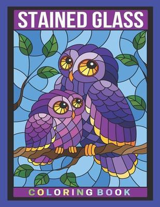 Stained Glass Coloring Book - cover