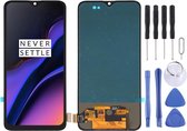 TFT-materiaal LCD-scherm en digitizer volledige montage voor OnePlus 6T A6010 A6013 (zwart)