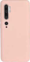 Voor Xiaomi Mi CC9 Pro / Mi Note 10 / Mi Note 10 Pro Frosted Candy-gekleurde ultradunne TPU Case (roze)