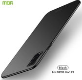 Voor OPPO Find X2 MOFI Frosted PC Ultradunne harde koffer (zwart)