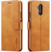 Voor Huawei Mate 20 Lite / Maimang 7 LC.IMEEKE kalfsleer Horizontaal flip lederen tas, met houder & kaartsleuven & portemonnee (geel)