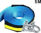 8 Ton 5 meter Safety Car Emergency Helper Sleepkabel Reflecterende touwband met U-vormige haken (5M)