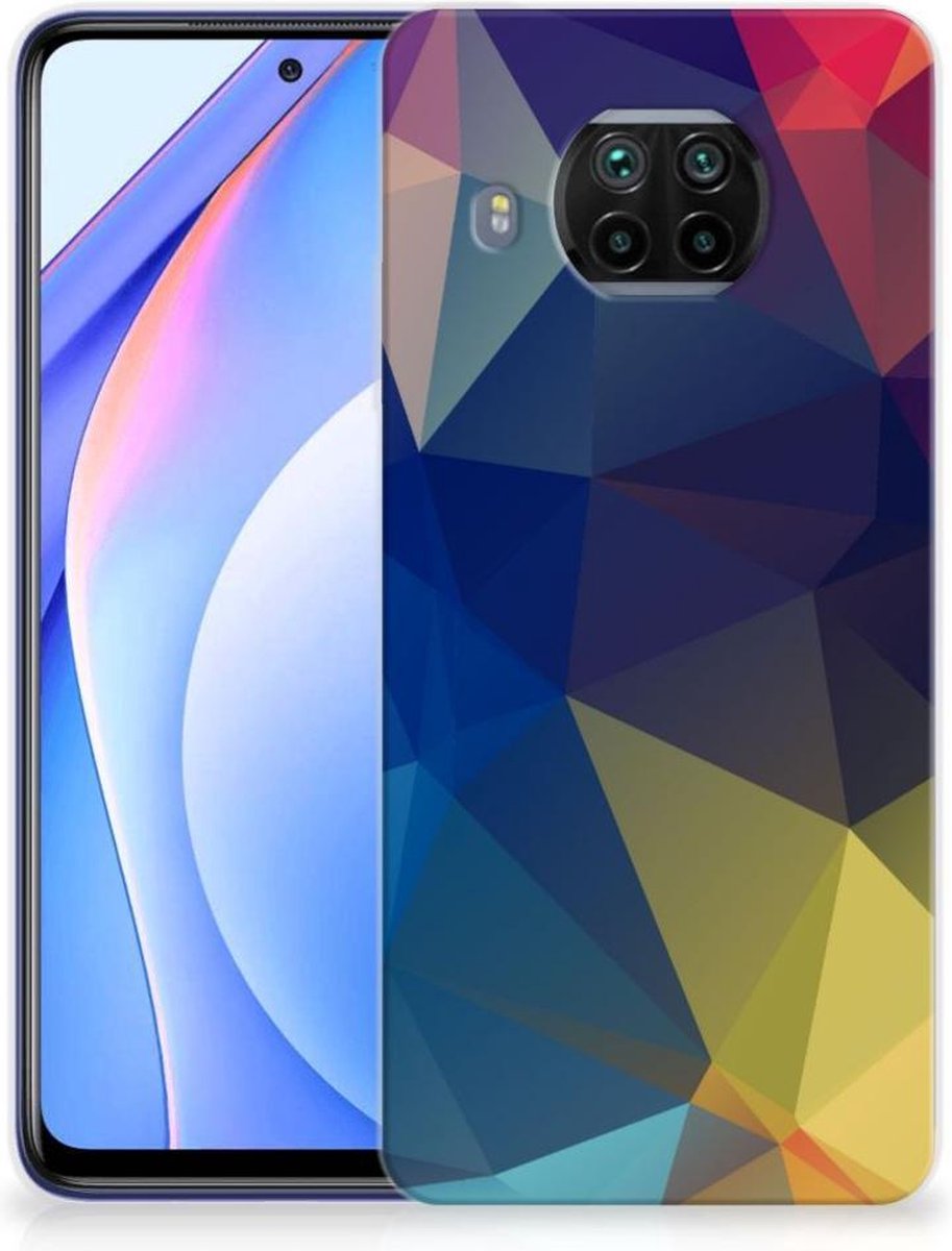 Xiaomi Mi 10T Lite TPU Hoesje Polygon Dark