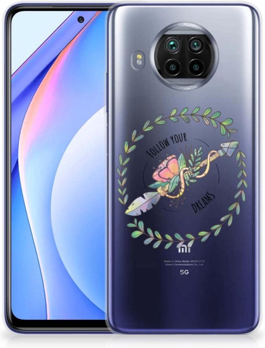 Xiaomi Mi 10T Lite Telefoonhoesje met Naam Boho Dreams