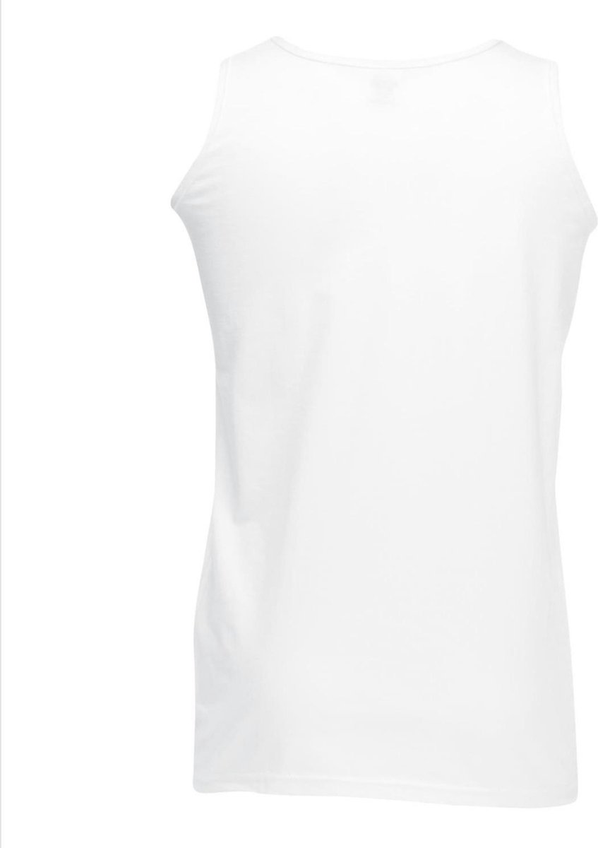 Abanderado Klassieke herentanktop van 100% katoen, 4 stuks, Wit (Wit 001), XL