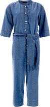 River Woods Denim cropped jumpsuit in denim