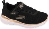 SKECHERS  meisjes core instinct black ZWART 38