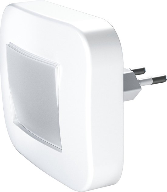 LEDVANCE Nachtlicht LED: voor stopcontact, LUNETTA Hall / 0,20 W, 220…240 V, Warm wit, 3000 K, body materiaal: polycarbonate (pc), IP20