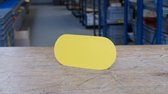 Ovaal -   Rood  90 x 190 mm Anti-slip-vloersticker