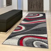 Tapiso Dream Tapijt Loper Woonkamer Slaapkamer Rood Abstract Interieur Woonsfeer Duurzaam Design Eyecatcher Hoogwaardig Maat -  100 x 250 cm