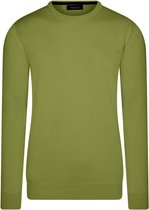 Ferlucci – Exclusieve Heren Trui met Ronde Hals - Army