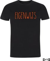 T-shirt | Karaktereigenschappen | Eigenwijs04 - fluor orange, XXL, Dames