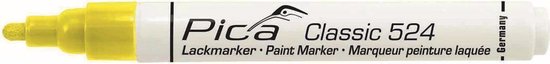 Marqueur à peinture Pica 524/ 44-10 - Rond - Jaune - 2-4mm (10pcs)