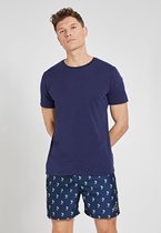 Shiwi Tee Robbert Soft solid - donker blauw - S