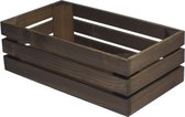 Fruitkrat - Fruitkist - Houten Krat - Opbergkist - Vintage Bruin - 32x17.1xh10.5cm - Berk Multiplex