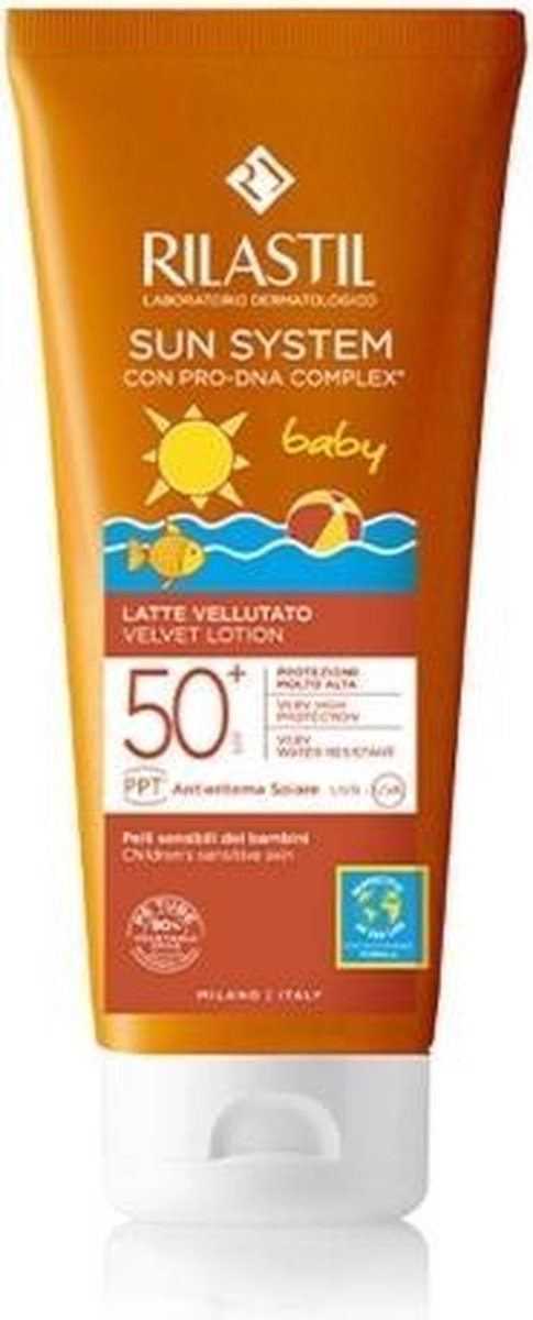Zonnemelk voor kinderen Rilastil Sun System Spf 50+ (200 ml)