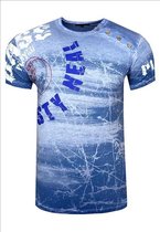 T-shirt - heren - Rusty Neal - blauw - 15157