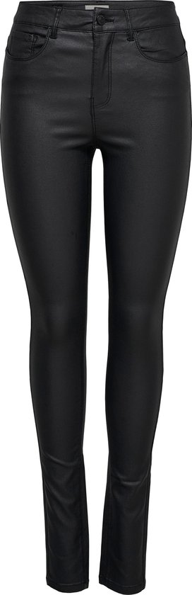 ONLY ONLANNE K MID WAIST COATED PNT NOOS Dames Broek  - Maat L/30