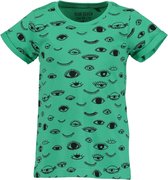 Blue Seven meisjes t-shirt aop Shiny Brand Green