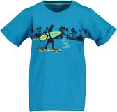 Blue Seven jongens t-shirt Beach Court Cyan