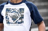 TYGO & vito jongens t-shirt Wolf Camou Navy