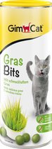 GimCat Gras Bits - Aanvullend kattenvoer / kattensnack met smaakvol gras - 40gr, 140gr en 425gr - Gras Bits 140g