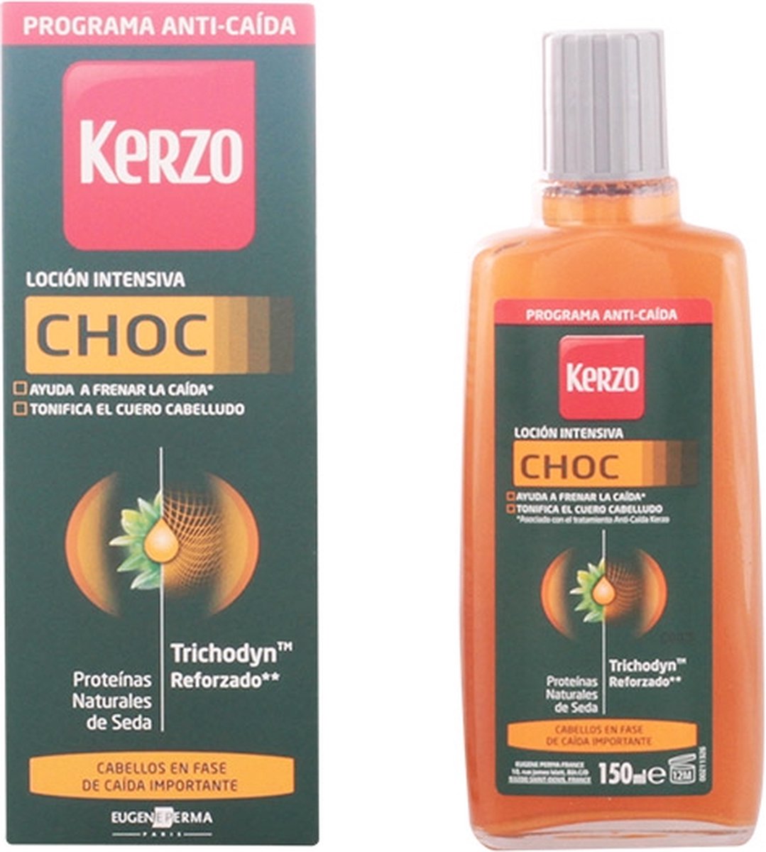 Kerzo Loción Intensiva Choc Treatment Anti-hair Fall 150 Ml