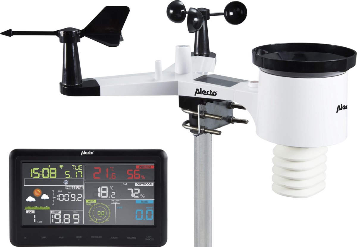 Alecto WS5500 Professioneel weerstation Wifi weerstation