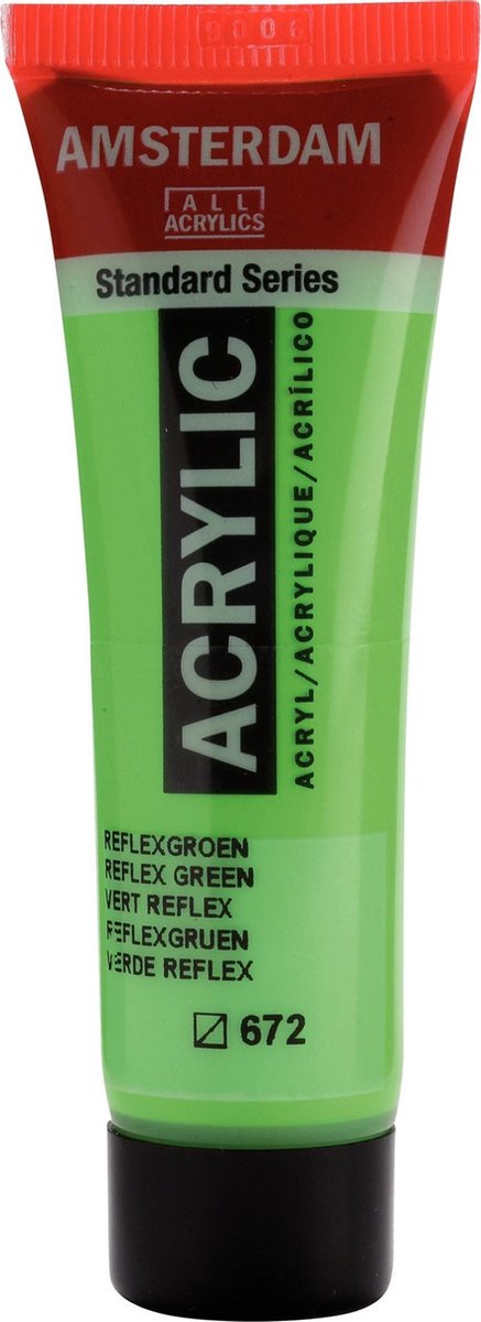 Acrylverf - 672 Reflexgroen - Amsterdam - 20 ml
