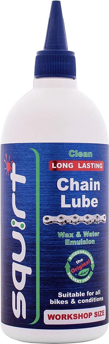 Squirt Kettingwax Clean Long Lasting Lube 500 Ml Blauw/wit van Merkloos — afbeelding 2