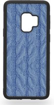 Blue woolen pattern Telefoonhoesje - Samsung Galaxy S9