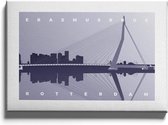 Walljar - Erasmusbrug - Muurdecoratie - Poster