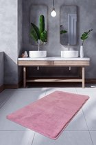 Nerge.be | Havai Lilac 80x140 cm | %100 Acrylic - Handmade | Badmat Set | Antislip | Washable in the Machine | Soft surface